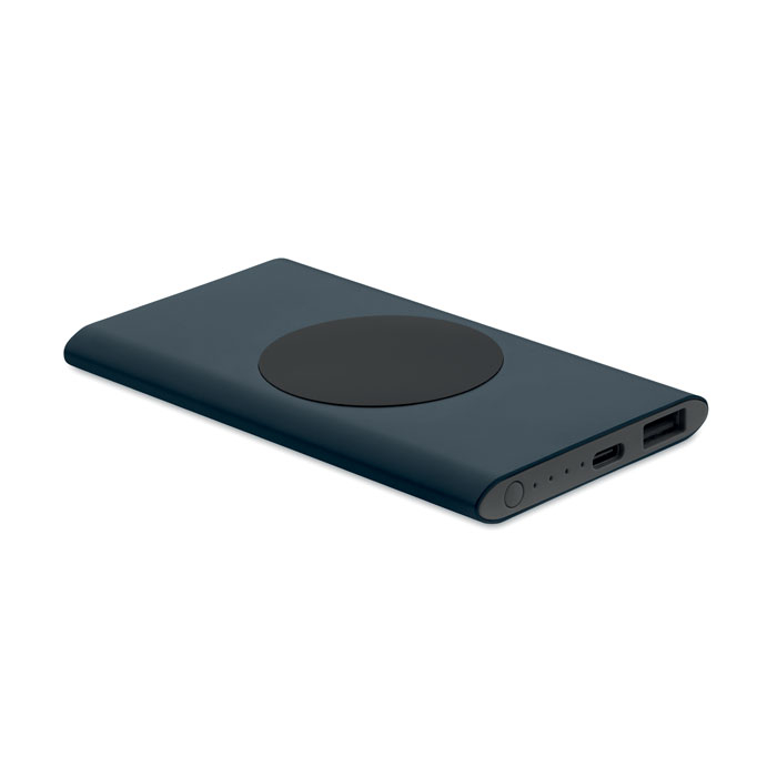 Powerbank 5000mAh à personnaliser 15W Powerplus Bleu marine